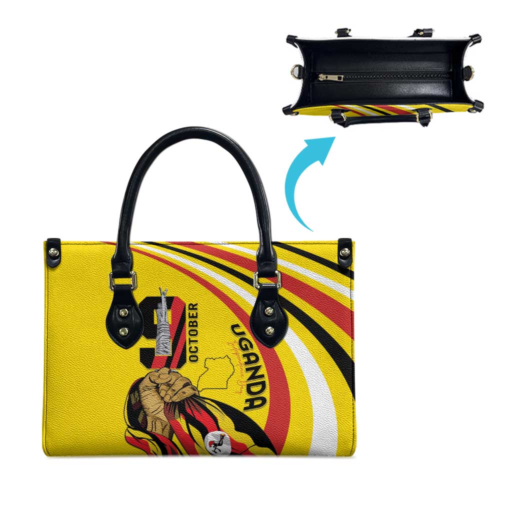 Uganda Leather Bag 63rd Anniversary Of Independence