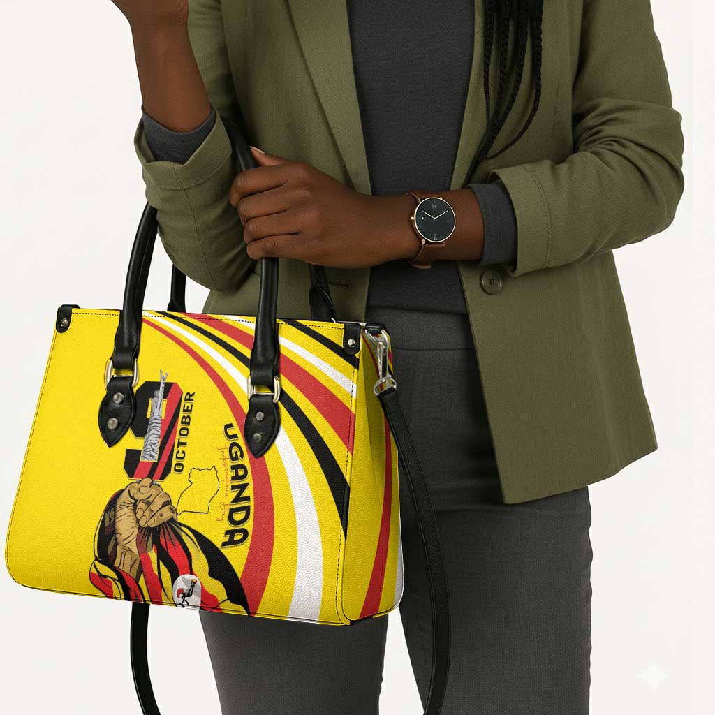 Uganda Leather Bag 63rd Anniversary Of Independence