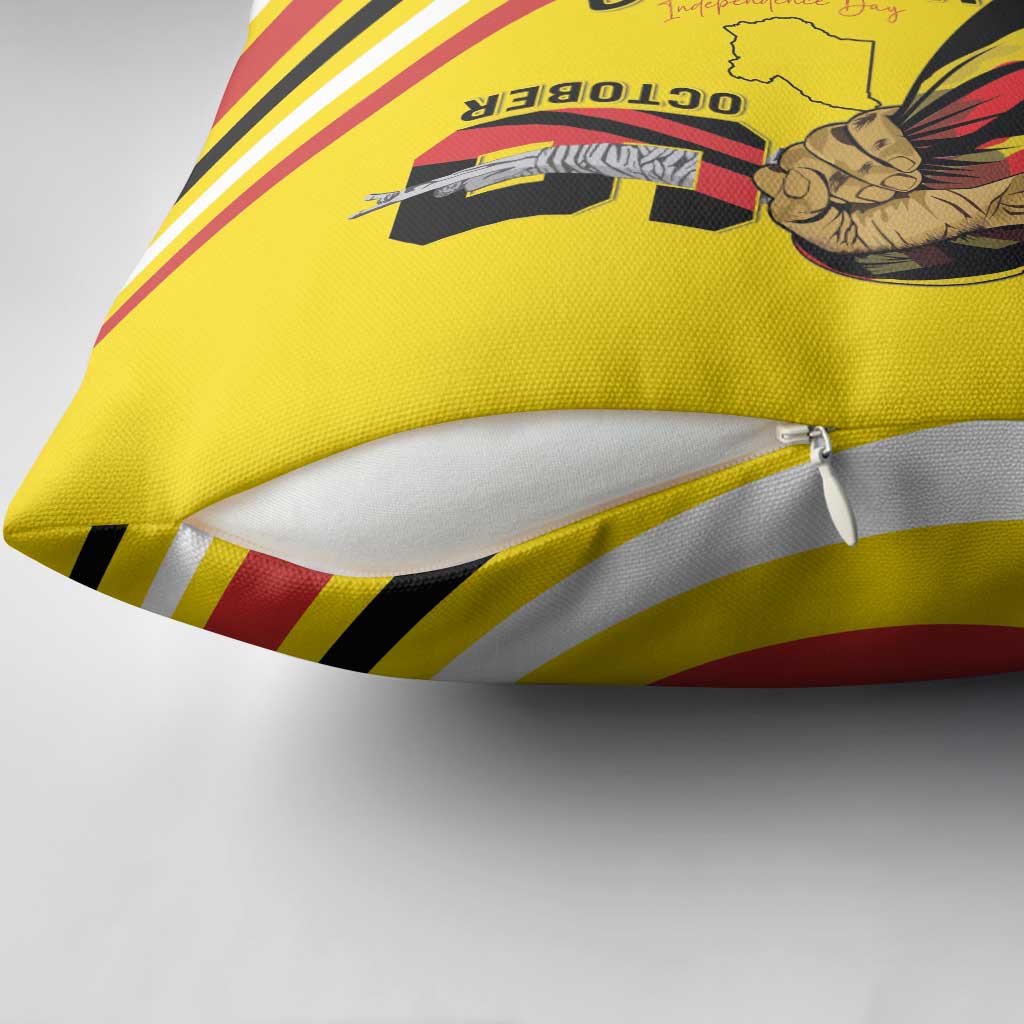 Uganda Pillow Cover 63rd Anniversary Of Independence