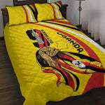 Jamhuri ya Uganda Quilt Bed Set Happy Independence Day - African Pride