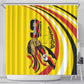 Jamhuri ya Uganda Shower Curtain Happy Independence Day - African Pride