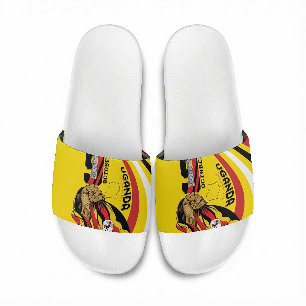 Uganda Slide Sandals 63rd Anniversary Of Independence