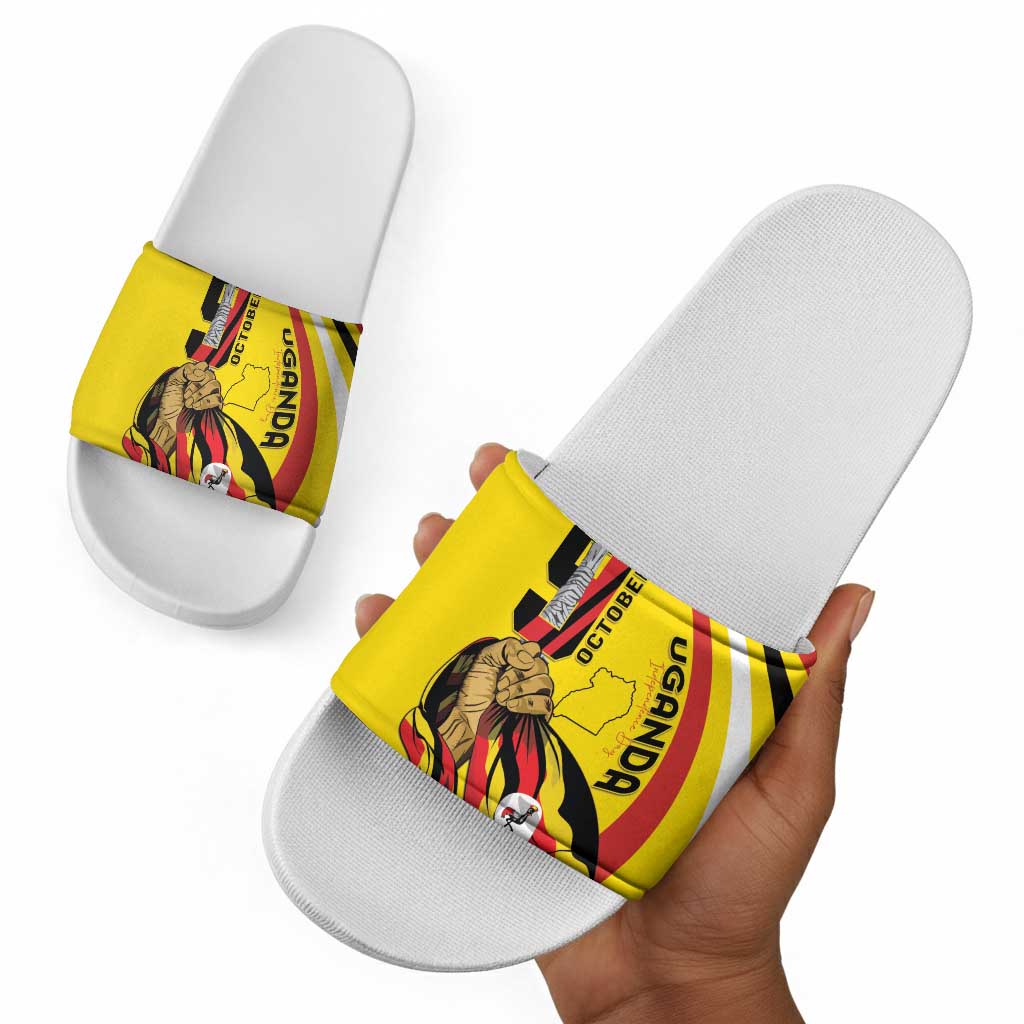 Uganda Slide Sandals 63rd Anniversary Of Independence