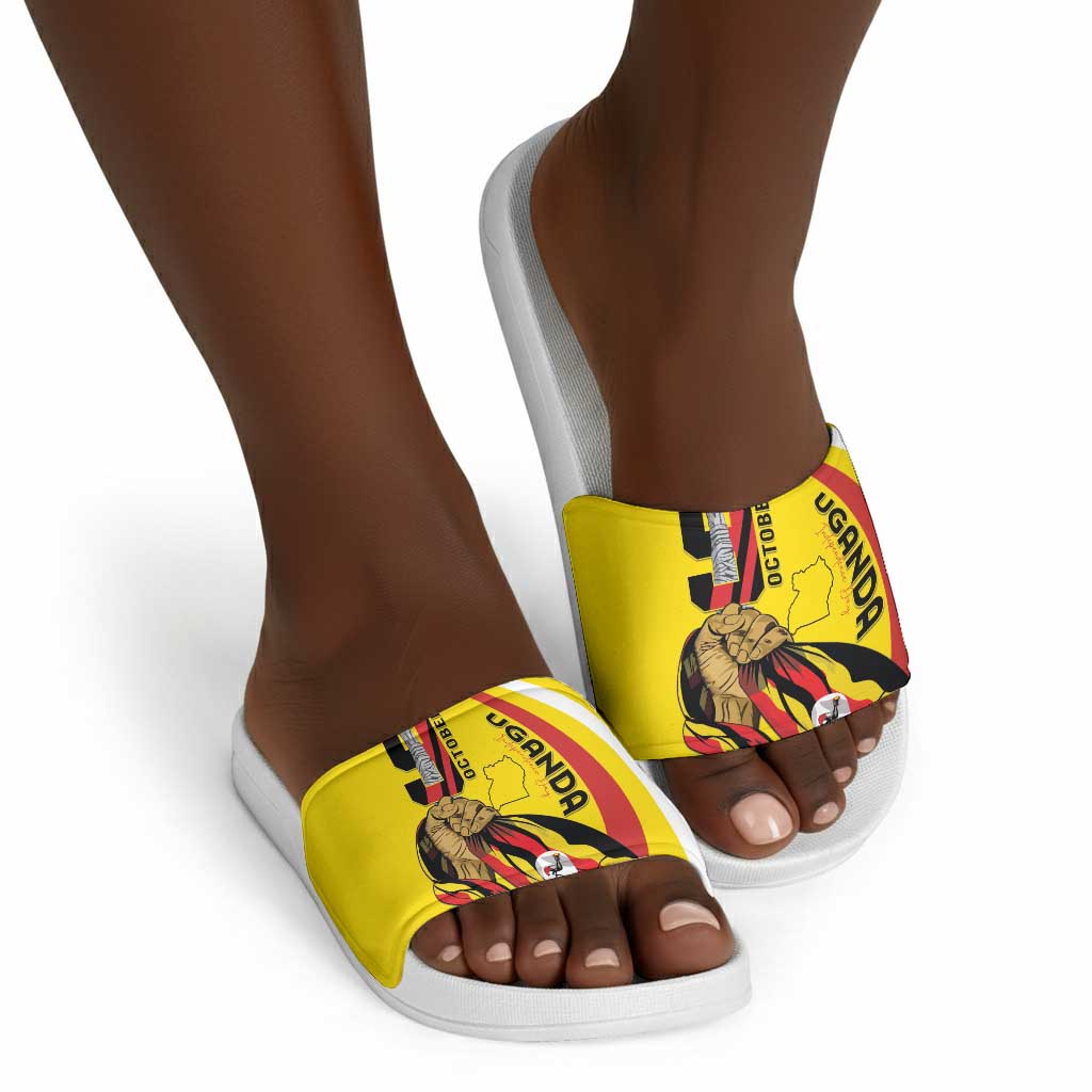 Uganda Slide Sandals 63rd Anniversary Of Independence
