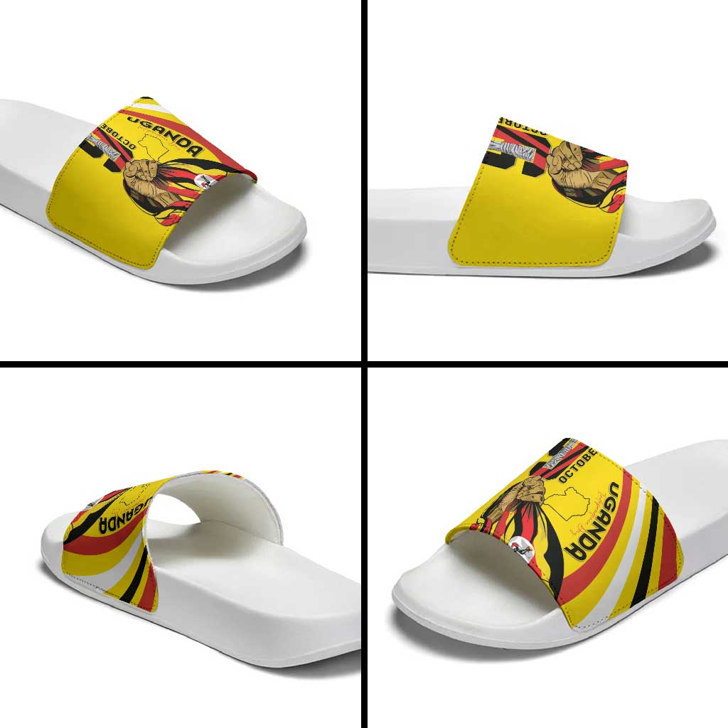 Uganda Slide Sandals 63rd Anniversary Of Independence