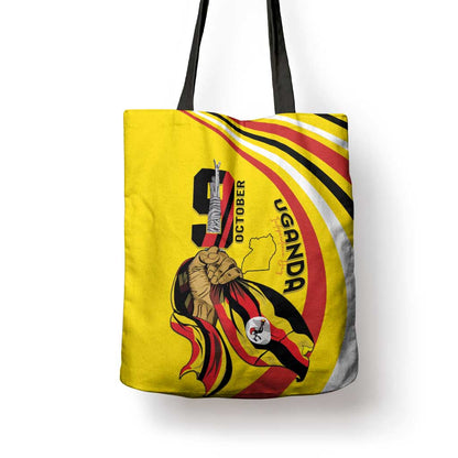 Uganda Tote Bag 63rd Anniversary Of Independence