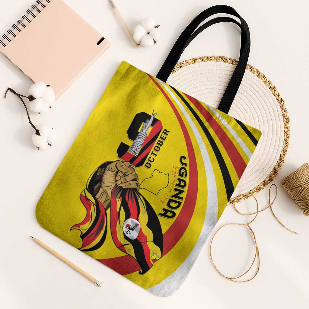 Uganda Tote Bag 63rd Anniversary Of Independence