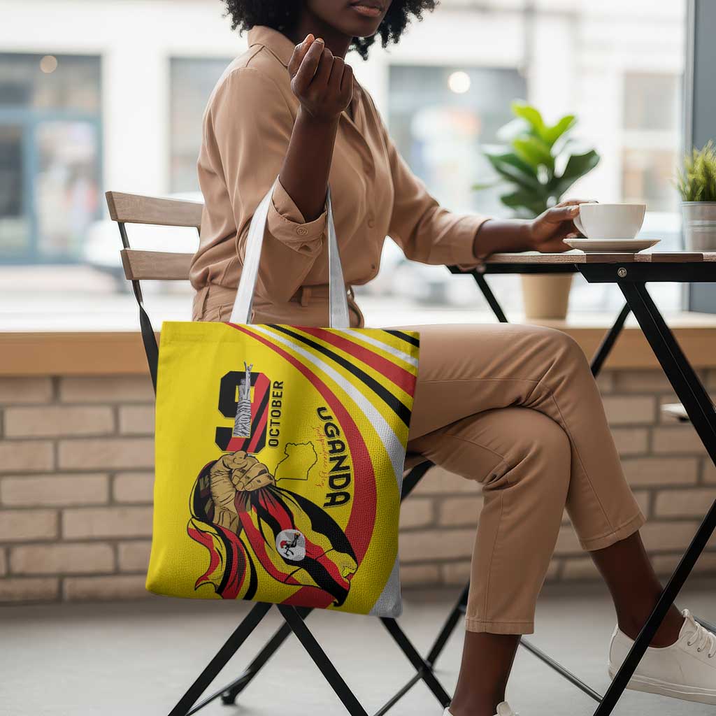 Uganda Tote Bag 63rd Anniversary Of Independence