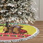 Afro Chirstmas in Senegal Tree Skirt Black Santa Playing Djembe Drum - African Pride