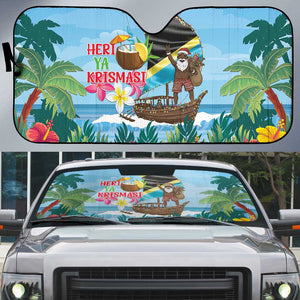 Tanzania Christmas Auto Sun Shade Heri ya Krismasi