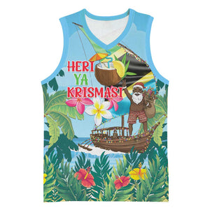 Afro Chirstmas in Tanzania Basketball Jersey Heri ya Krismasi LT15