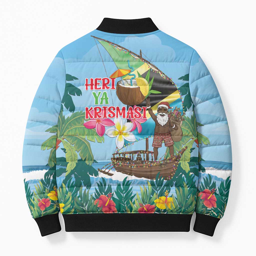 Tanzania Christmas Bomber Puffer Jacket Heri ya Krismasi