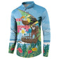 Tanzania Christmas Button Sweatshirt Heri ya Krismasi