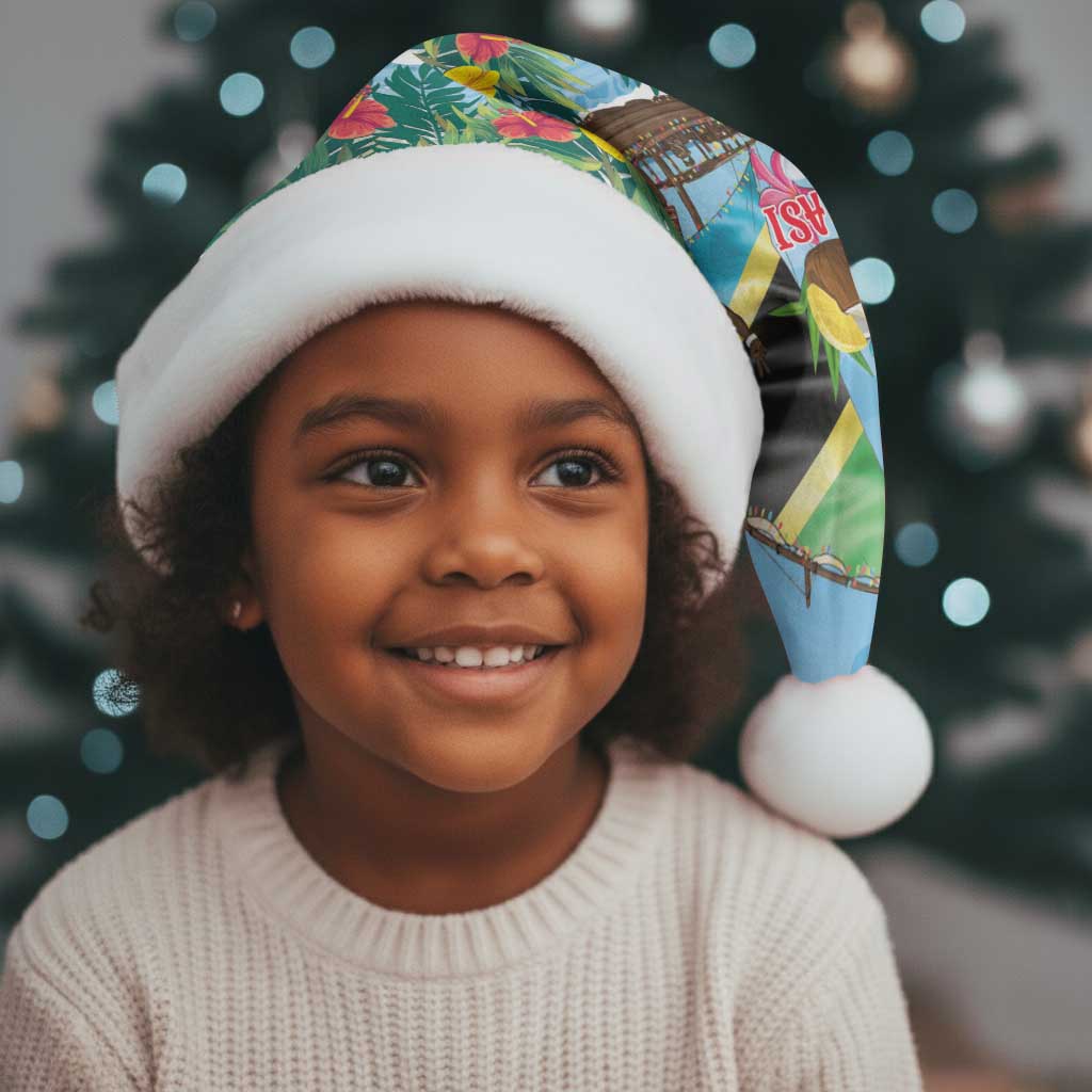 Afro Chirstmas in Tanzania Christmas Santa Hat Heri ya Krismasi - African Pride