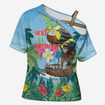 Tanzania Christmas Cross Shoulder Shirt Heri ya Krismasi