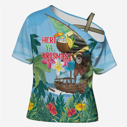 Tanzania Christmas Cross Shoulder Shirt Heri ya Krismasi
