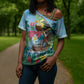 Tanzania Christmas Cross Shoulder Shirt Heri ya Krismasi