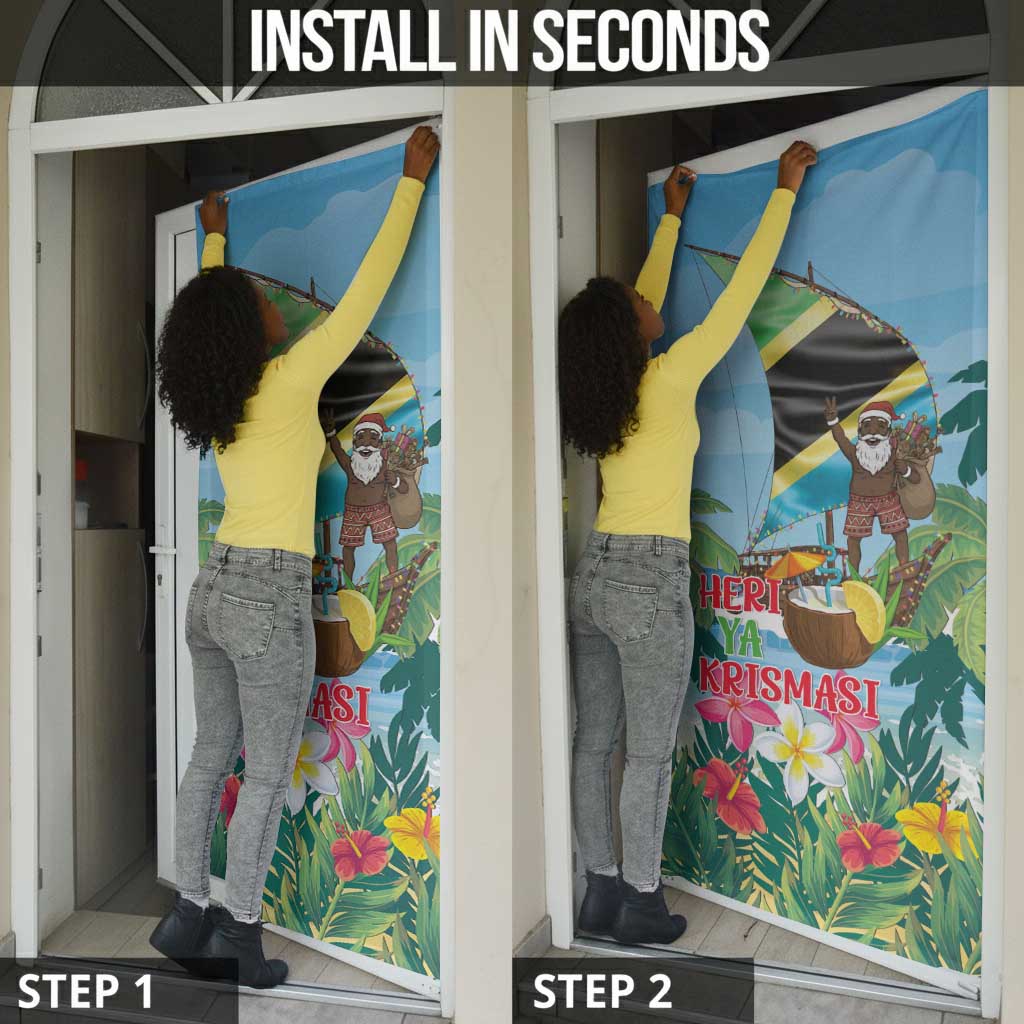 Tanzania Christmas Door Cover Heri ya Krismasi