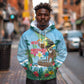Afro Chirstmas in Tanzania Hoodie Heri ya Krismasi - African Pride