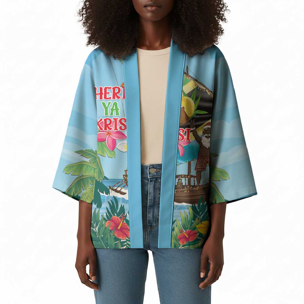 Tanzania Christmas Kimono Heri ya Krismasi