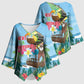 Tanzania Christmas Kimono Sleeve Blouse Heri ya Krismasi