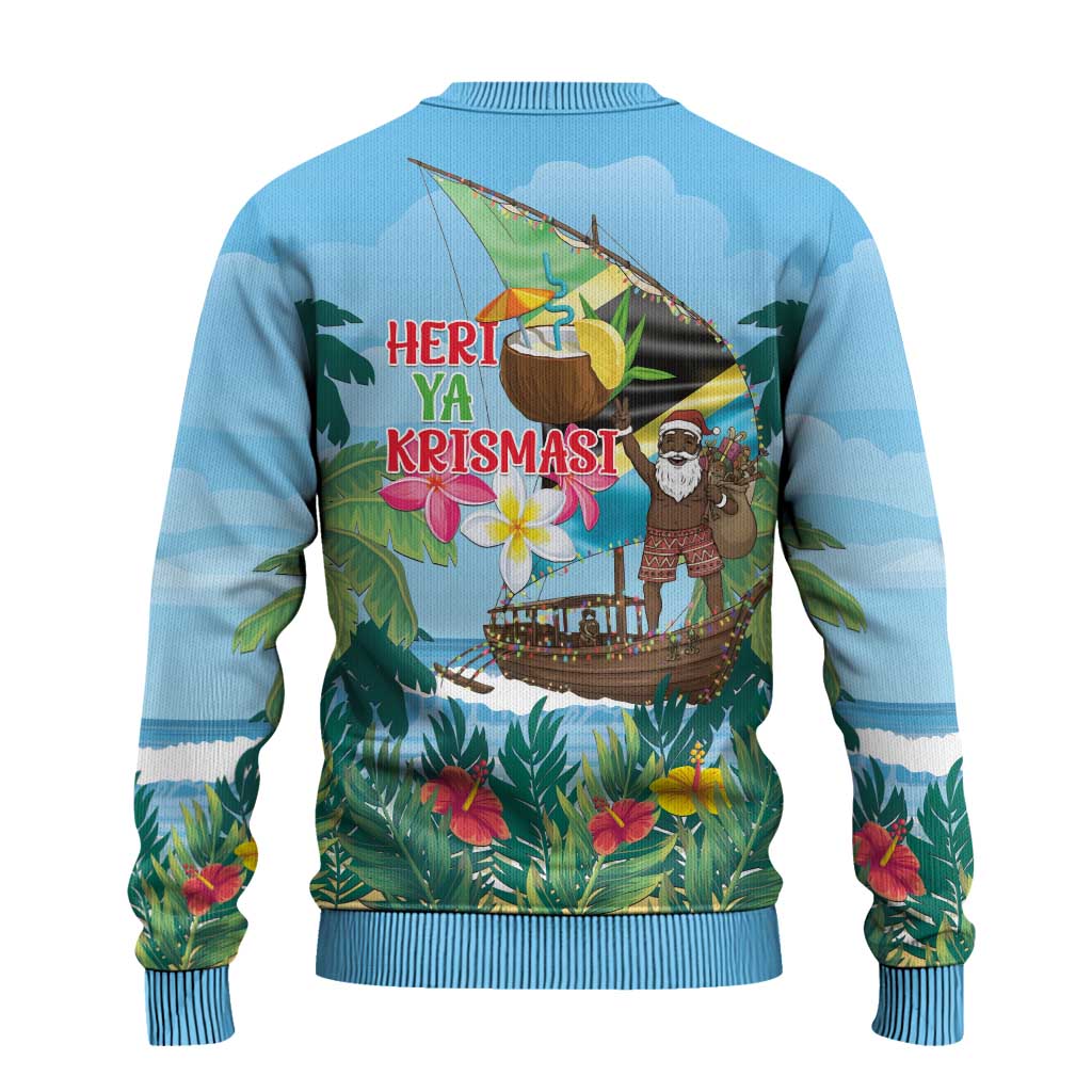 Afro Chirstmas in Tanzania Ugly Christmas Sweater Heri ya Krismasi - African Pride