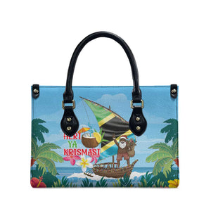 Tanzania Christmas Leather Bag Heri ya Krismasi