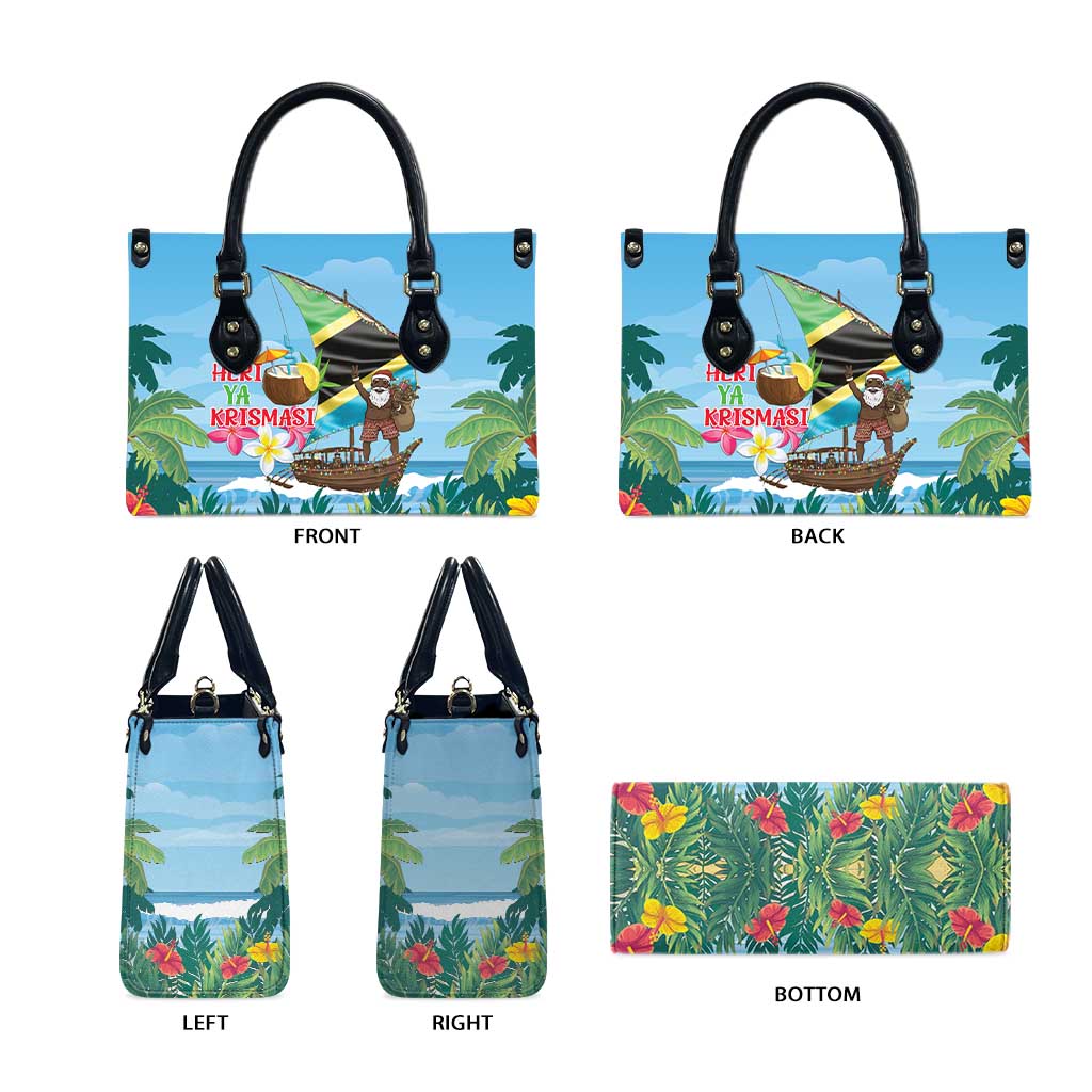 Tanzania Christmas Leather Bag Heri ya Krismasi