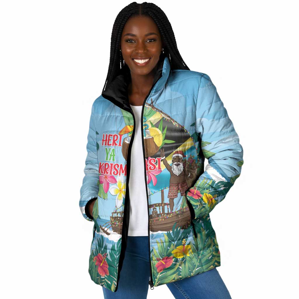 Tanzania Christmas Padded Jacket Heri ya Krismasi