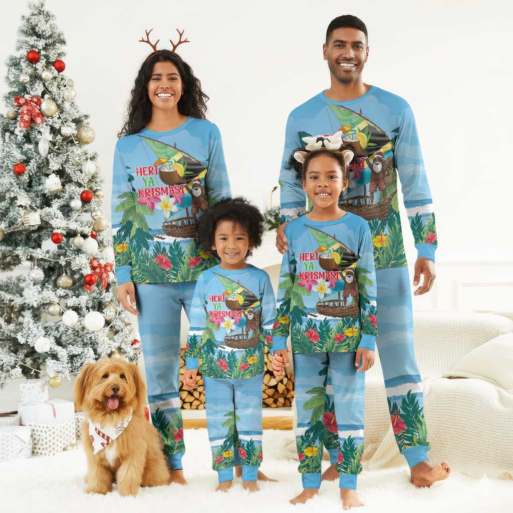 Afro Chirstmas in Tanzania Christmas Pajama Set Heri ya Krismasi - African Pride