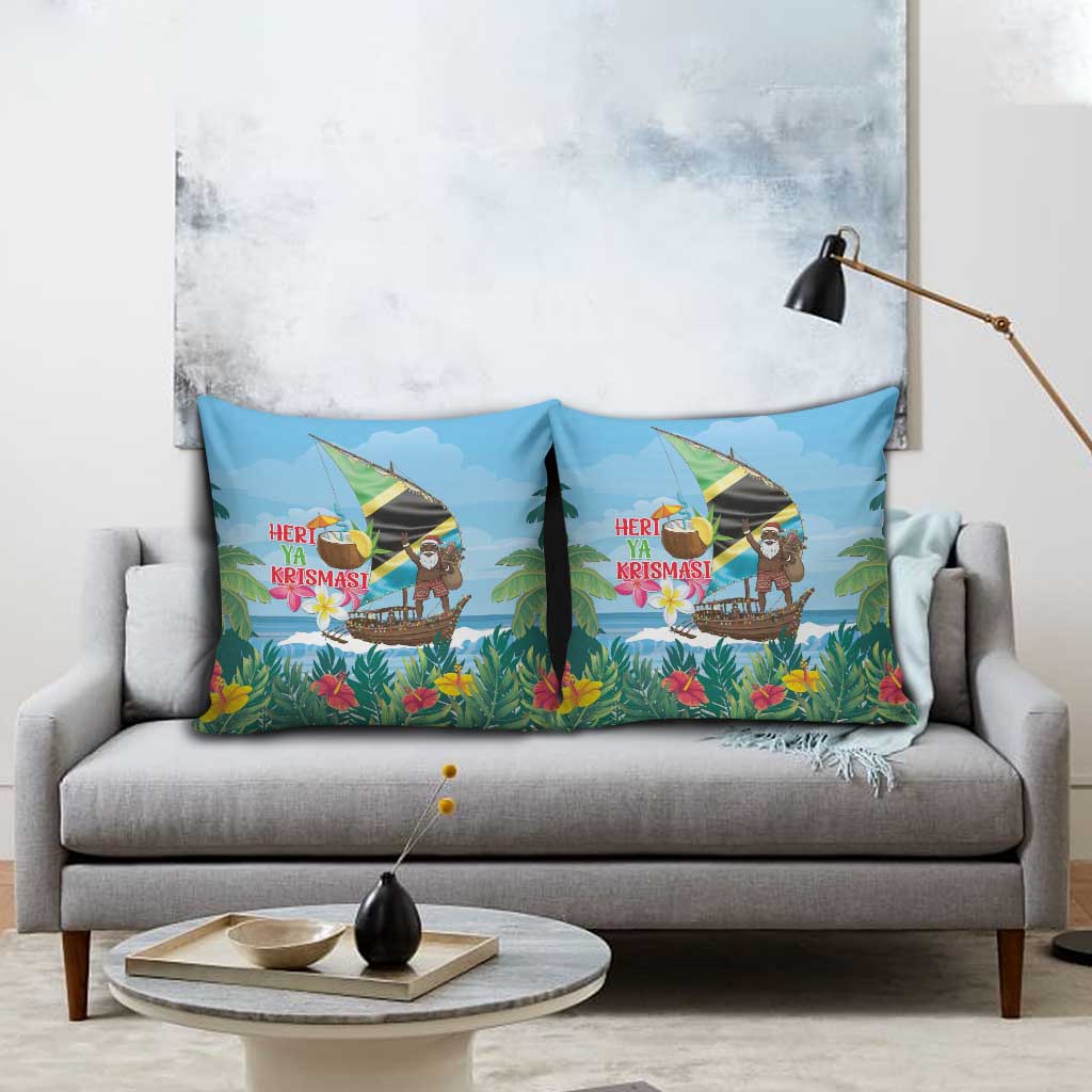 Tanzania Christmas Pillow Cover Heri ya Krismasi