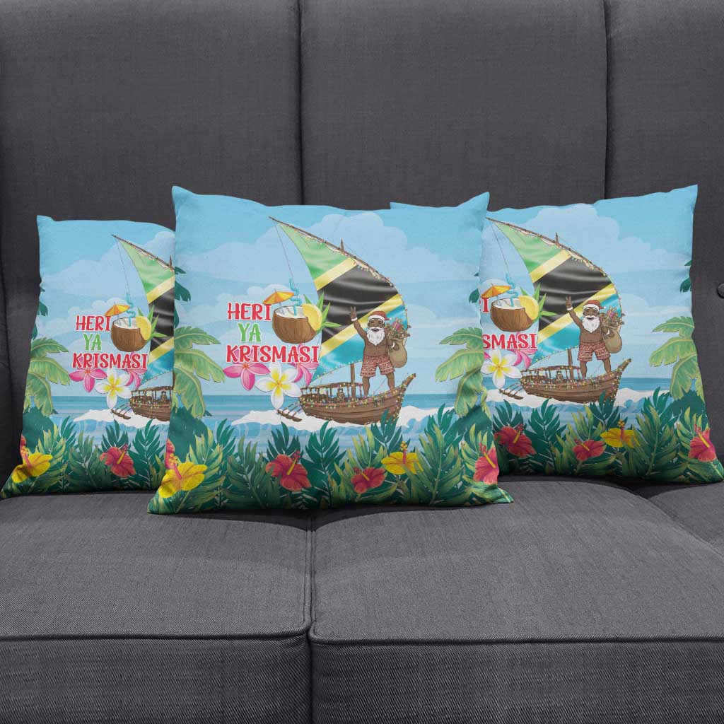 Tanzania Christmas Pillow Cover Heri ya Krismasi