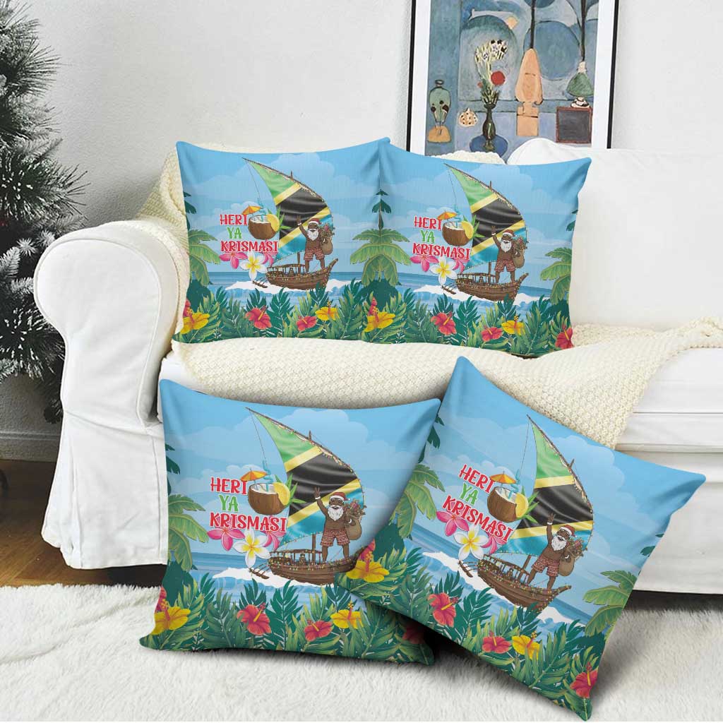 Tanzania Christmas Pillow Cover Heri ya Krismasi