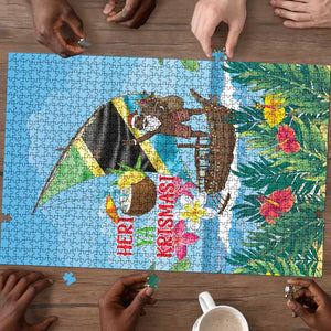Tanzania Christmas Puzzle Heri ya Krismasi