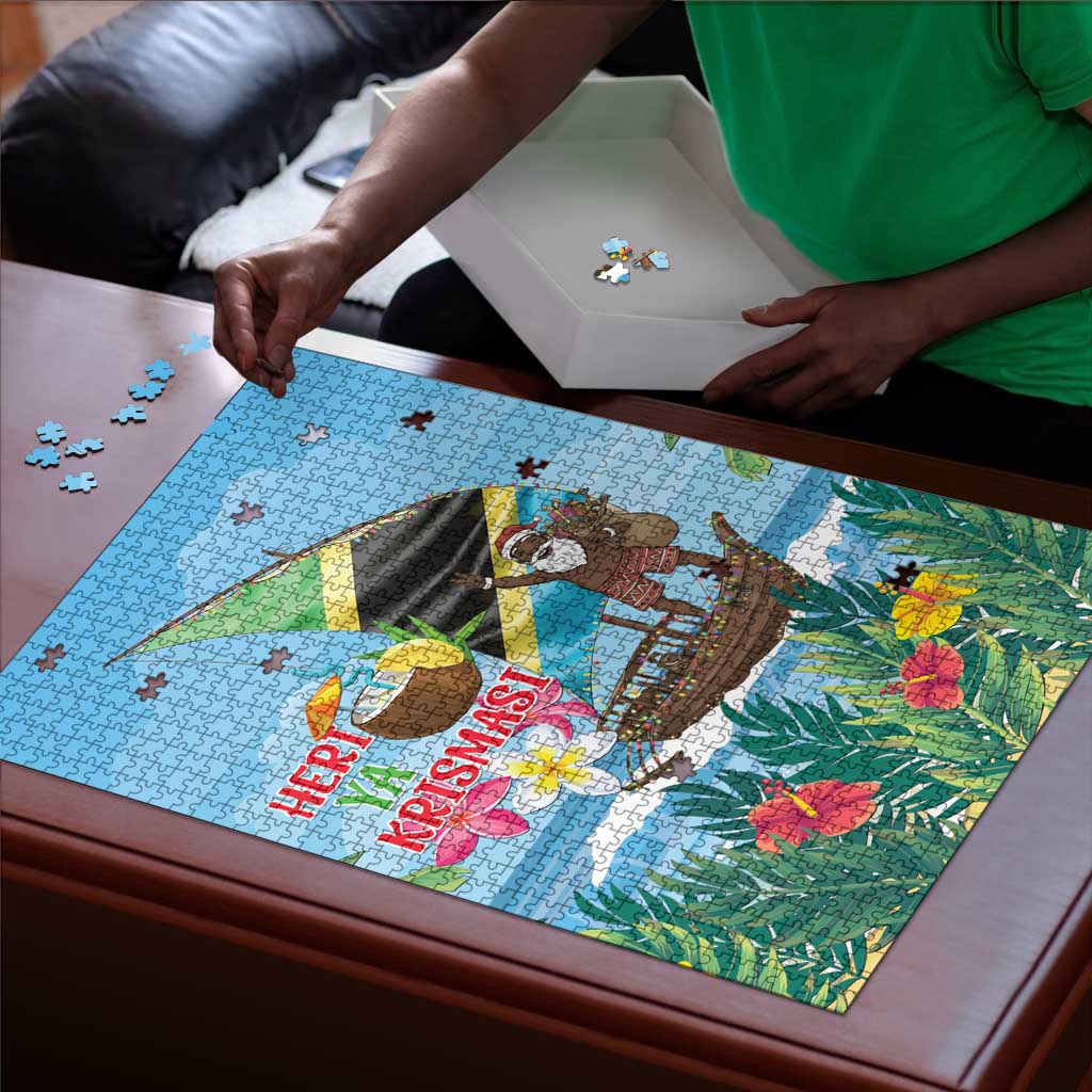 Tanzania Christmas Puzzle Heri ya Krismasi