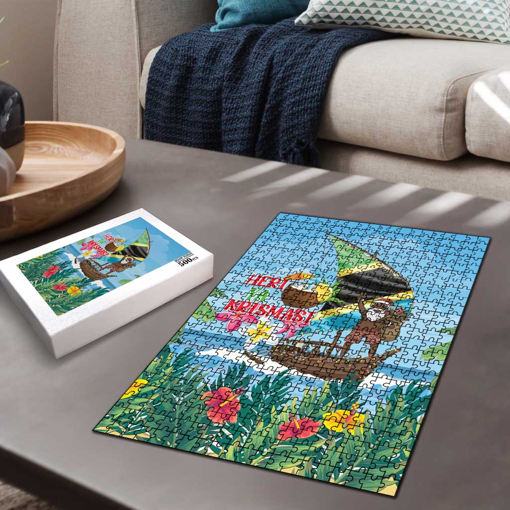 Tanzania Christmas Puzzle Heri ya Krismasi