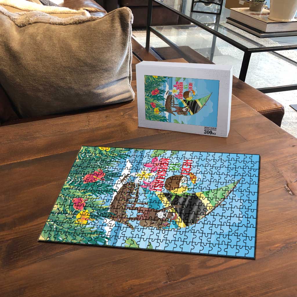 Tanzania Christmas Puzzle Heri ya Krismasi