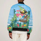Afro Chirstmas in Tanzania Sleeve Zip Bomber Jacket Heri ya Krismasi - African Pride