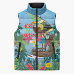 Tanzania Christmas Sleeveless Puffer Jacket Heri ya Krismasi