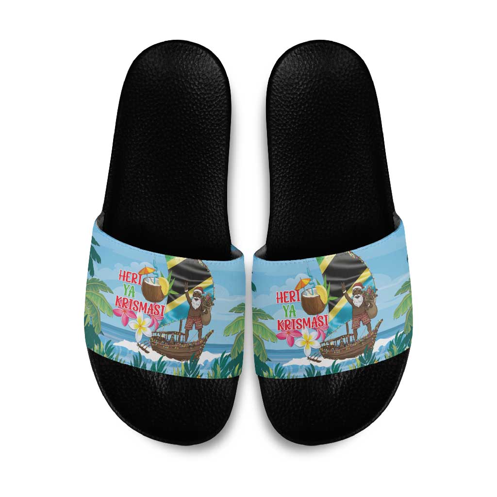 Tanzania Christmas Slide Sandals Heri ya Krismasi
