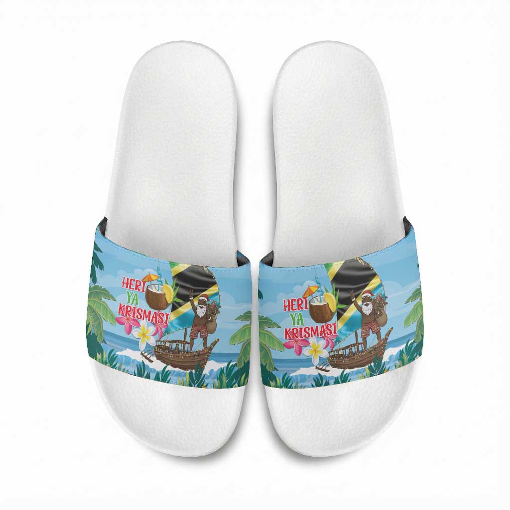 Tanzania Christmas Slide Sandals Heri ya Krismasi
