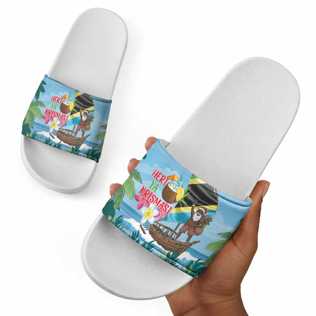 Tanzania Christmas Slide Sandals Heri ya Krismasi