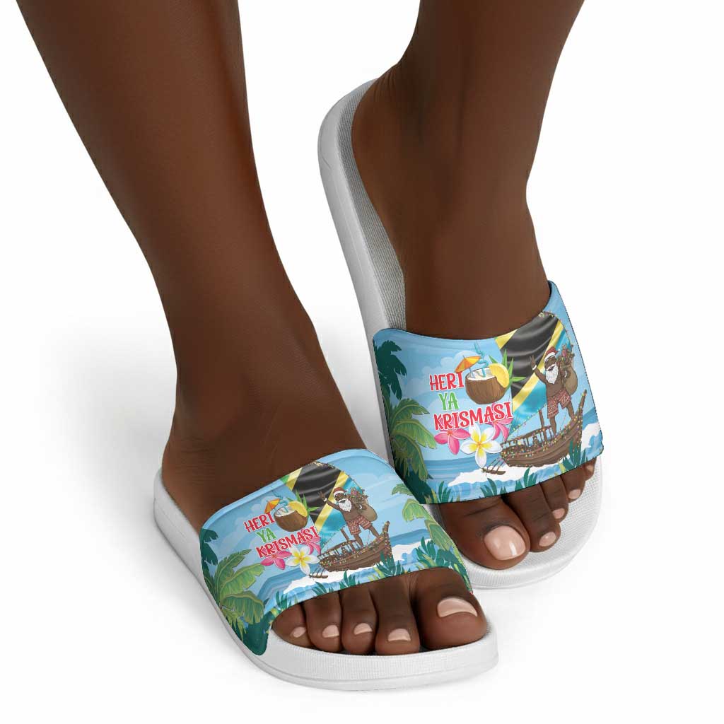 Tanzania Christmas Slide Sandals Heri ya Krismasi