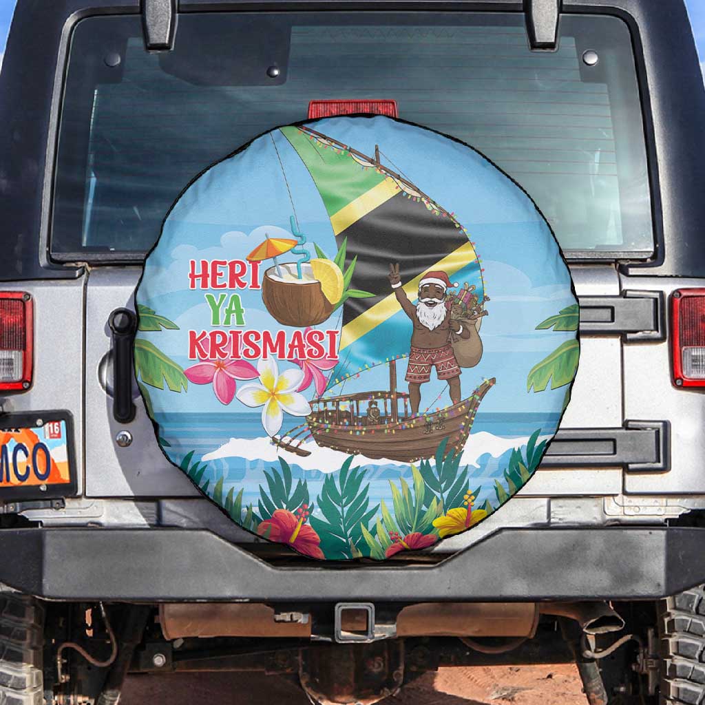 Afro Chirstmas in Tanzania Spare Tire Cover Heri ya Krismasi - African Pride