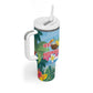Afro Chirstmas in Tanzania Tumbler With Handle Heri ya Krismasi - African Pride