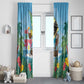 Afro Chirstmas in Tanzania Window Curtain Heri ya Krismasi - African Pride