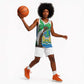 Personalised Afro Sierra Leone Basketball Jersey Coat Of Arms With Flag Map LT15