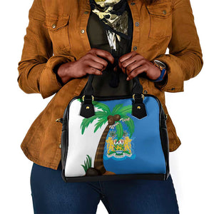 Personalised Afro Sierra Leone Shoulder Handbag Coat Of Arms With Flag Map