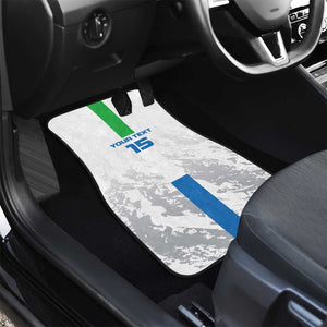 Custom Sierra Leone Football Car Mats Grunge Style