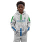 Custom Sierra Leone Football Kid Hoodie Grunge Style